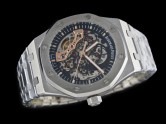 Asia Grade Replica Audemars Piguet Royal Oak Double Balance Wheel Openworked 15407ST.OO.1220ST.01 Man Watches AP-1328