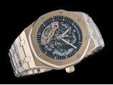 Asia Grade Replica Audemars Piguet Royal Oak Double Balance Wheel Openworked 15407ST.OO.1220ST.01 Man Watches AP-1332