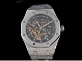 Swiss Grade Replica Audemars Piguet Royal Oak Double Balance Wheel Openworked 15407ST.OO.1220ST.01 Man Watch AP-2075