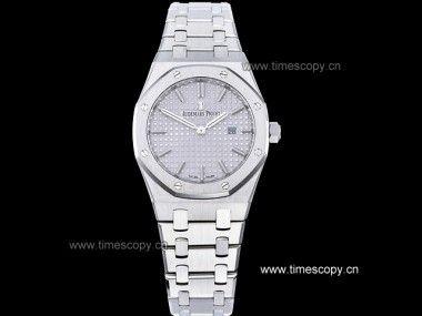 Swiss Grade Replica Audemars Piguet 67650ST Royal Oak Ladies 33mm Watches AP-2287