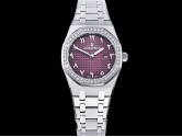 Swiss Grade Replica Audemars Piguet 67651ST Royal Oak Ladies 33mm Watches AP-2289