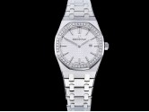 Swiss Grade Replica Audemars Piguet 67651ST Royal Oak Ladies 33mm Watches AP-2291