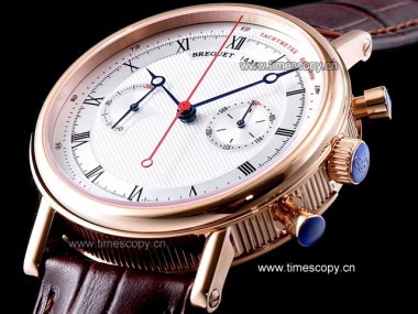 Swiss Grade Replica Breguet Classique 5287 Hand Wound Chronograph Man Watches BG-2047