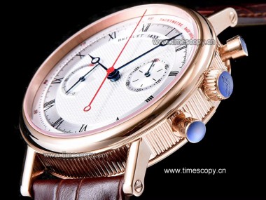Swiss Grade Replica Breguet Classique 5287 Hand Wound Chronograph Man Watches BG-2047