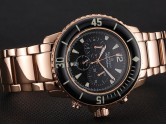 Asia grado replica blancpain cincuenta brazas flyback cronógrafo de cuarzo mens relojes bla-1011