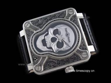 Swiss Grade Replica Bell Ross BR01-92 Burning Skull Automatic Man Watches BR-2036