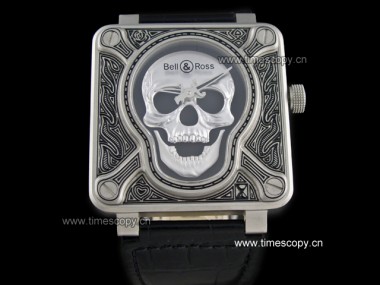 Swiss Grade Replica Bell Ross BR01-92 Burning Skull Automatic Man Watches BR-2036