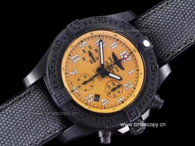 Swiss Grade Réplica GF Factory Breitling Avenger Hurricane Chronograph Cobra Yellow Man Relojes BRE-2267