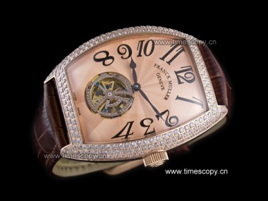 réplica de grado Asia hombre automática de franck muller cintree curvex tourbillon relojes fm-1153