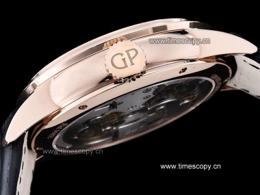 Swiss Grade Replica Girard Perregaux Tourbillion with Three Gold Bridges Man Watches GP-2014