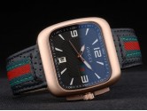 Asia grado réplica Gucci Coupe cuarzo hombre relojes GU-1007