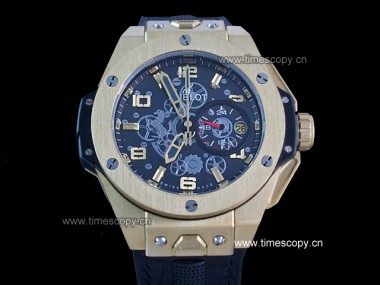 Asia grade Replica Hublot Big Bang Ferrari 401.mx.0123.gr Magic Gold Limited Edition Man Watches HB-1089