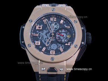 Asia Grade Replica Hublot Big Bang Ferrari King Gold Limited Edition Man Watches HB-1091