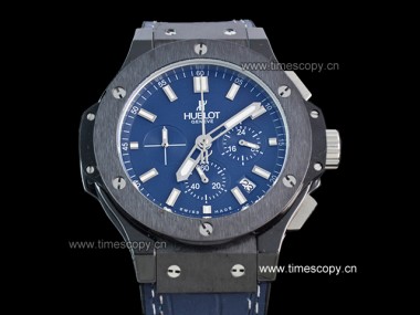 Asia Grade Replica Hublot Big Bang Ceramic Case Quartz Chronograph Man Watches HB-1096