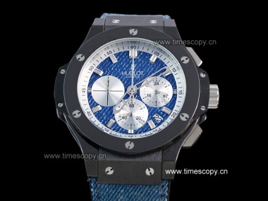 Asia Grade Replica Hublot Big Bang Jeans Ceramic 301.CI.2770.NR.JEANS Man Watches HB-1102