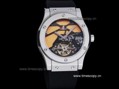Asia Grade Replica Hublot Classic Fusion Tourbillon Vitrail Man Watches HB-1356
