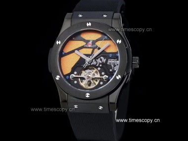 Asia Grade Replica Hublot Classic Fusion Tourbillon Vitrail Man Watches HB-1361