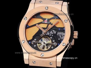 Asia Grade Replica Hublot Classic Fusion Tourbillon Vitrail Man Watches HB-1366