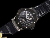 Réplica de grado suizo JBF Factory Hublot Classic Fusion Skeleton Tourbillon 45mm Man Watches HB-2175