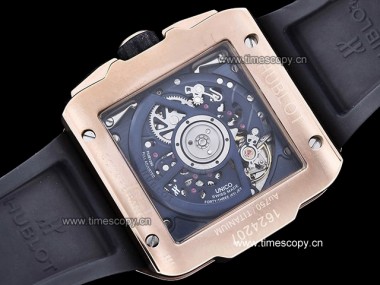 Grado suizo Replica Hublot Square Bang Unico 42mm Automático Relojes para hombre HB-2303