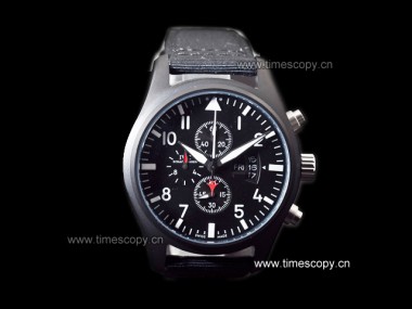 Asia Grade Replica IWC Pilots Doppel Chronograph Top Gun IW378901 Man Watches IW-1068