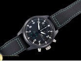 Réplica de grado suizo YLF Fábrica IWC Pilot Chronograph 389005 Mercedes AMG-Petronas Motorsports Edition Man Watches IW-2233