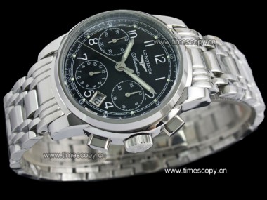 Swiss Grade Replica Longines Saint-Imier L2.752.4.53.6 Automatic Chronograph Man Watches LG-2006