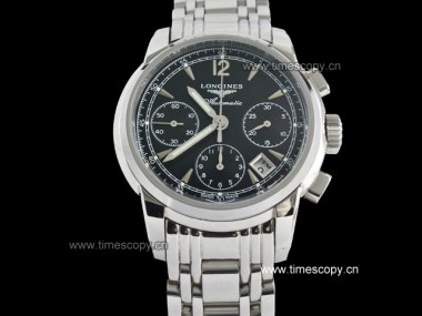 Swiss Grade Replica Longines Saint-Imier L2.752.4.53.6 Automatic Chronograph Man Watches LG-2007