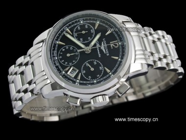 Swiss Grade Replica Longines Saint-Imier L2.752.4.53.6 Automatic Chronograph Man Watches LG-2007