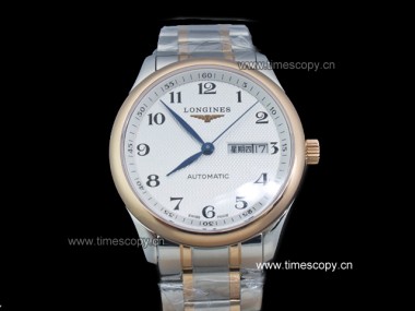 Swiss Grade Replica Longines Master Collection L2.518.5.78.7 Automatic Two Tone Man Watches LG-2018