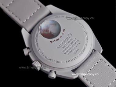 Asia Grade Replica Swatch X Omega Bioceramic Moonswatch Mission to Pluto Man Watch OME-1562
