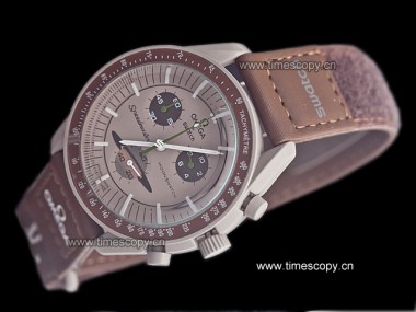 Asia Grade Replica Swatch X Omega Bioceramic Moonswatch Mission to Pluto Man Watch OME-1563
