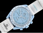 Asia Grade Replica Swatch X Omega Bioceramic Moonswatch Mission to Uranus Man Watch OME-1571