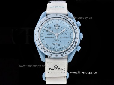 Asia Grade Replica Swatch X Omega Bioceramic Moonswatch Mission to Uranus Man Watch OME-1571