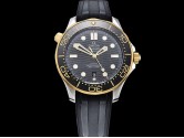 Swiss Grade Replica Omega Seamaster Diver Black 300m Co-Axial Automatic Mens Watches OME-2384
