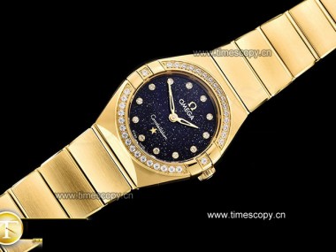 Swiss Grade Replica GF Factory Omega Constellation 25mm Swiss Quartz Ladies Watches OME-2445