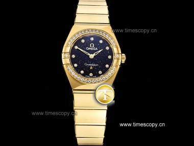 Swiss Grade Replica GF Factory Omega Constellation 25mm Swiss Quartz Ladies Watches OME-2445
