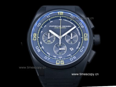 Asia Grade Replica Porsche Design Quartz Chronograph PVD Man Watches PD-1090