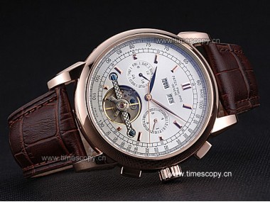 Asia grado réplica Patek Philippe  Calendario perpetuo Tourbillon hombre relojes PP-1087