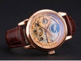 Asia Grade Replica Patek Philippe Dual Time Moonphase Tourbillon Automatic Man Watches PP-1121