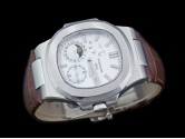 Asia Grade Replica Patek Philippe Nautilus Date Moonphase Power Reserve Hand Wound Man Watches PP-1300