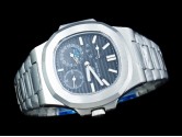 Asia Grade Replica Patek Philippe Nautilus Date Moonphase Power Reserve Hand Wound Man Watches PP-1304