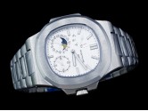Asia Grade Replica Patek Philippe Nautilus Date Moonphase Power Reserve Hand Wound Man Watches PP-1305