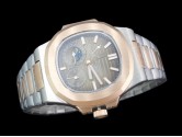 Asia Grade Replica Patek Philippe Nautilus Date Moonphase Power Reserve Hand Wound Man Watches PP-1309