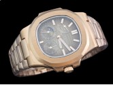 Asia Grade Replica Patek Philippe Nautilus Date Moonphase Power Reserve Hand Wound Man Watches PP-1310