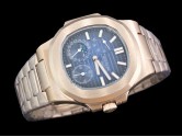 Asia Grade Replica Patek Philippe Nautilus Date Moonphase Power Reserve Hand Wound Man Watches PP-1312