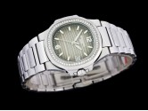 Swiss Grade Replica Patek Philippe Nautilus 7018 Swiss Quartz Lady Watches PP-2098