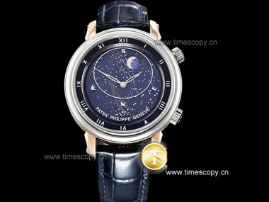 Swiss Grade Replica Patek Philippe Complications Celestial Sky Moon 5102PR  Man Watches PP-2153