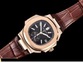 Swiss Grade Replica 3KF Factory Patek Philippe Nautilus Chronograph Date 5980 Automatic Man Watches PP-2211