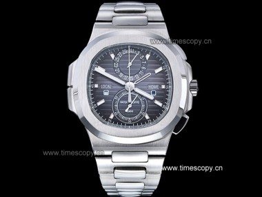 Swiss Grade Replica Patek Philippe Nautilus Chronograph Travel Time 5990 Automatic Man Watches PP-2332
